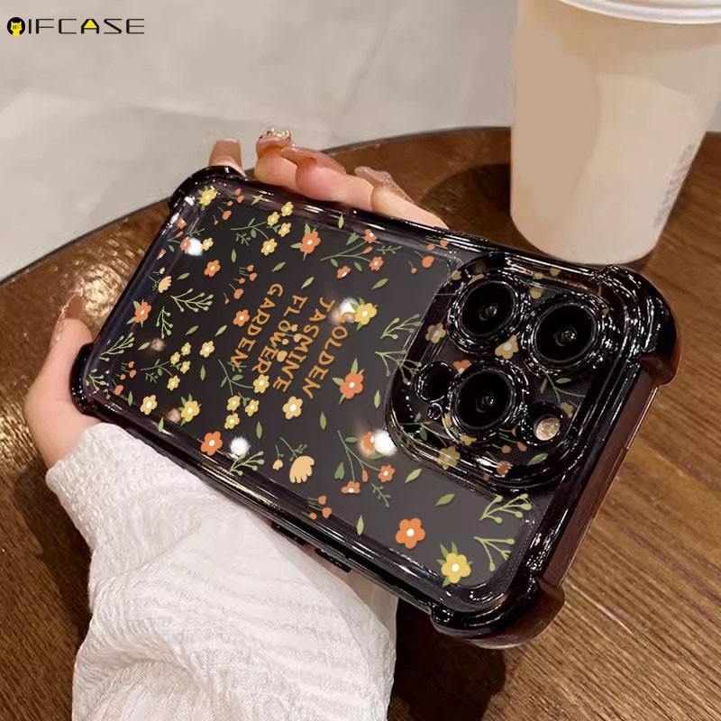 Dành Cho OPPO Reno 15 Pro Mini Find X9 X8 A6 Pro Ultra 15F F FS 15C C X8s Plus F31 GT Max A6x Reno15 Ốp Điện Thoại Dễ Thương Vàng Cam Hoa Vỏ Mềm Chống Sốc Hoa