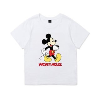 2025 Trẻ Em Chuột Mickey Tay Ngắn Áo Thun Mùa Hè Hoạt Hình Tập Đi Tee Trang Phục Mới