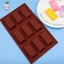 1 Khuôn Làm Bánh Silicon Financier 9 Ngăn Hình Gạch Khuôn Socola Bánh Ngọt Khay Nướng Món Tráng Miệng Dụng Cụ Nướng Bánh [BK]