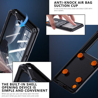 [Shellbox] ốp lưng s25 fe chống nước đa năng 6,9 inch cho iPhone 16 Pro Max Samsung S26 Ultra, v.v. Vỏ màn hình cảm ứng dưới nước IP68 Hộp đựng lặn chuyên nghiệp