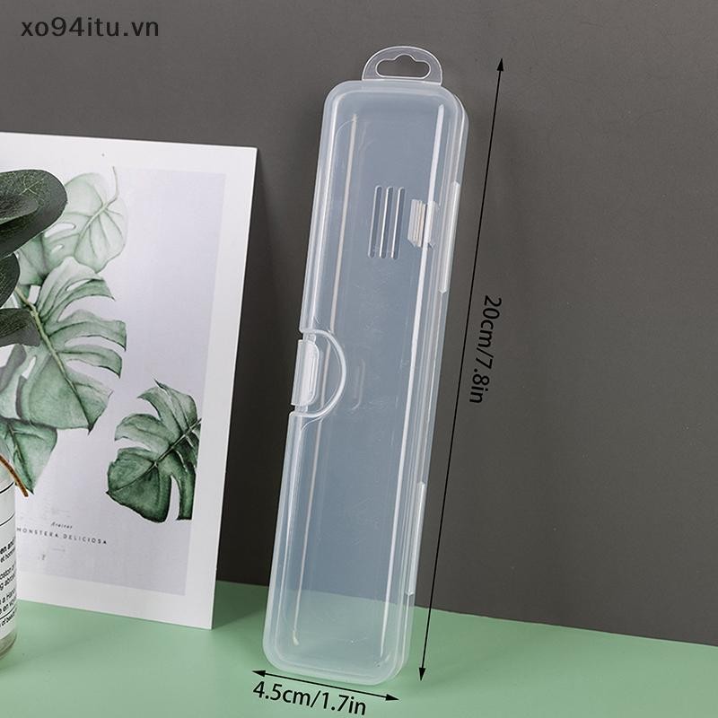 Xoitu Hộp đựng bàn chải đánh răng trong suốt Hộp đựng du lịch Hộp đựng bàn chải đánh răng di động Hộp đựng kem đánh răng bằng nhựa Hộp đựng đồ VN