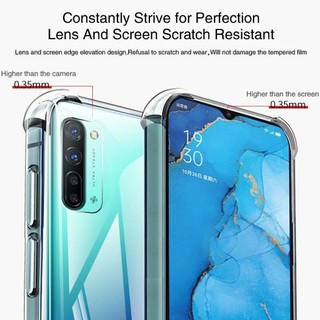 Ốp Silicon Mềm Cho OPPO Reno3 Reno 3 Pro 3Pro Global Youth 5G Túi Khí Mỏng Trong Suốt Ban Đầu Ốp lưng Di Động Phụ Kiện