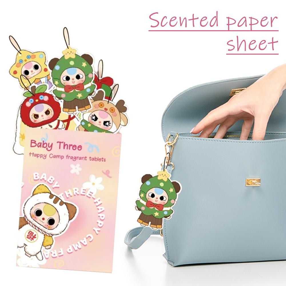 Baby BA Tấm Giấy Thơm Thẻ Hoạt Hình Quà Tặng Túi Mù E1Z3
