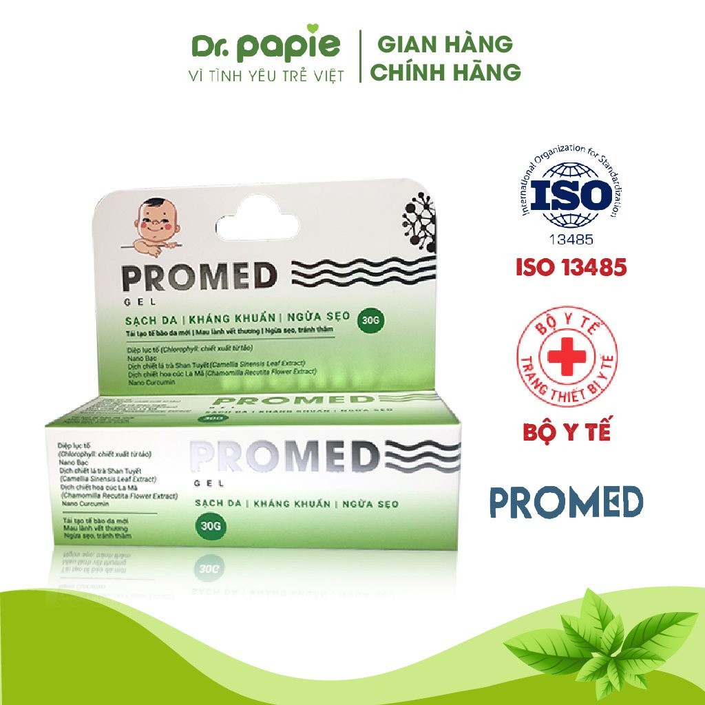 Ảnh Kem Bôi Kem Bôi Hăm Tã PROMED Kháng Khuẩn, Bảo Vệ Da Khi Côn Trùng Đốt, Ngừa Sẹo An Toàn Cho Bé Hộp 30g 1