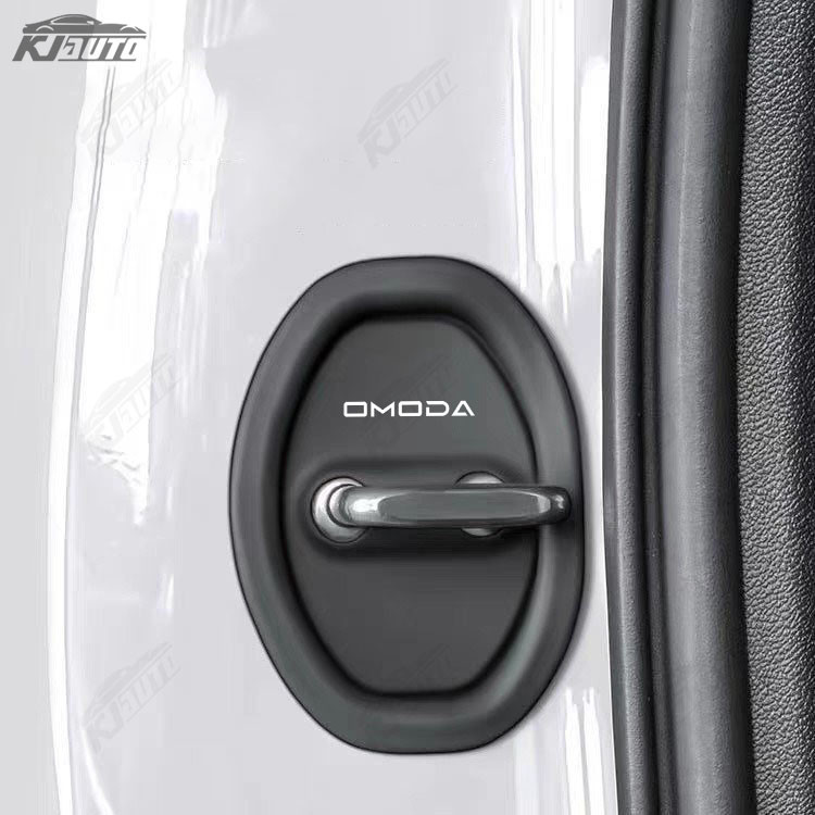 Omoda Khóa Cửa Ô Tô Bao Bảo Vệ Trang Trí Tấm Sốc Cửa Phụ Kiện Silicon Cho Chery Omoda E5