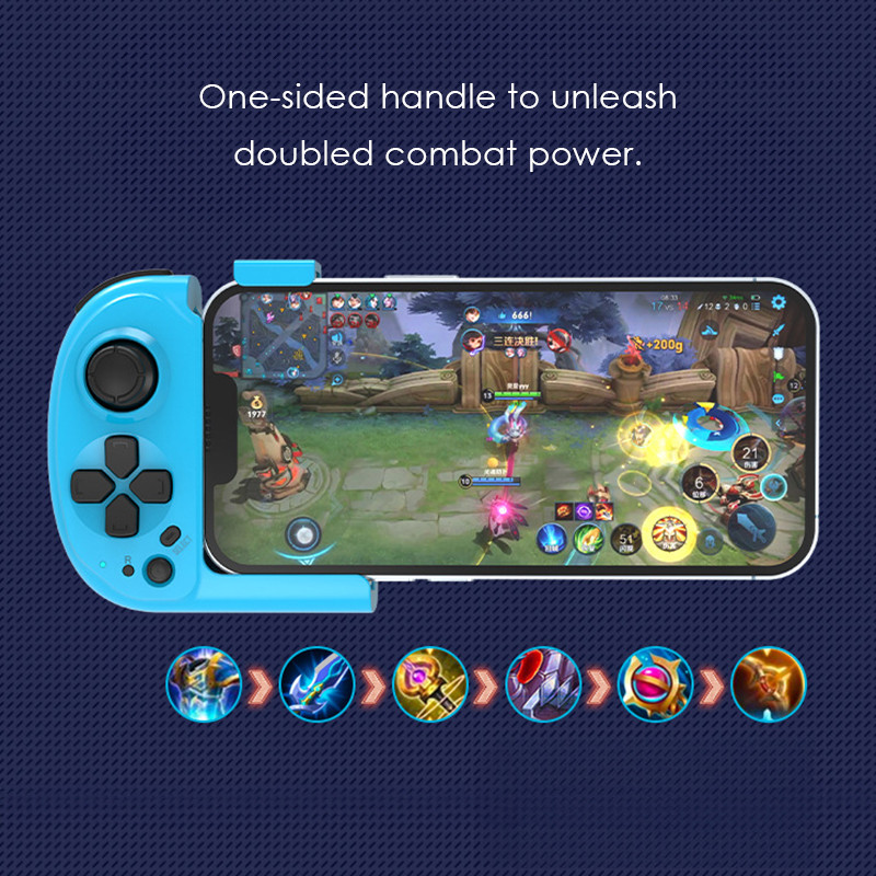 Bộ điều khiển trò chơi không dây Maoedge với tay cầm chơi Game điện thoại Bluetooth kiểu chia cho bộ điều khiển PC Android iOS
