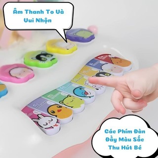 Đồ Chơi Đàn Piano Cối Xay Gió Bông Tuyết Có Âm Thanh Và Đèn Led Sống Động - Đồ Chơi  Âm Nhạc Quà Tặng Cho Bé