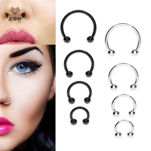 XON Bộ 10 Khuyên Xỏ Mũi Và Mũi Bằng Thép Không Gỉ Cá Tính