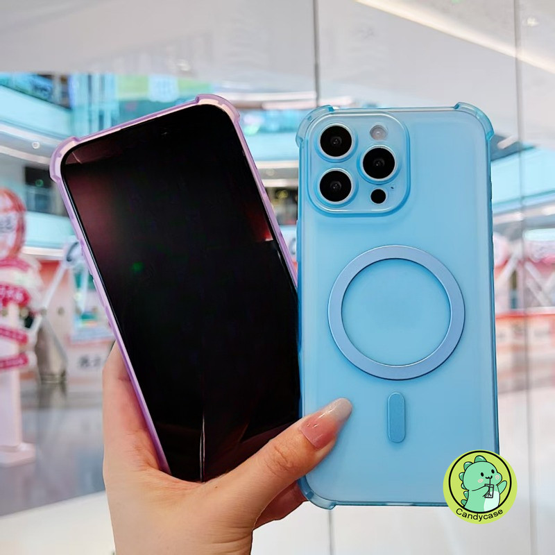 Ốp Điện Thoại Sương Đá Từ Tính Cho OPPO Reno 13 13F 12 12F 11 10 9 8 Pro Plus 8Z 7 Lite 7Z 5G 4G Matte Cover Dễ Thương Sang Trọng Kinh Doanh Mềm AirBag Vỏ Chống Sốc