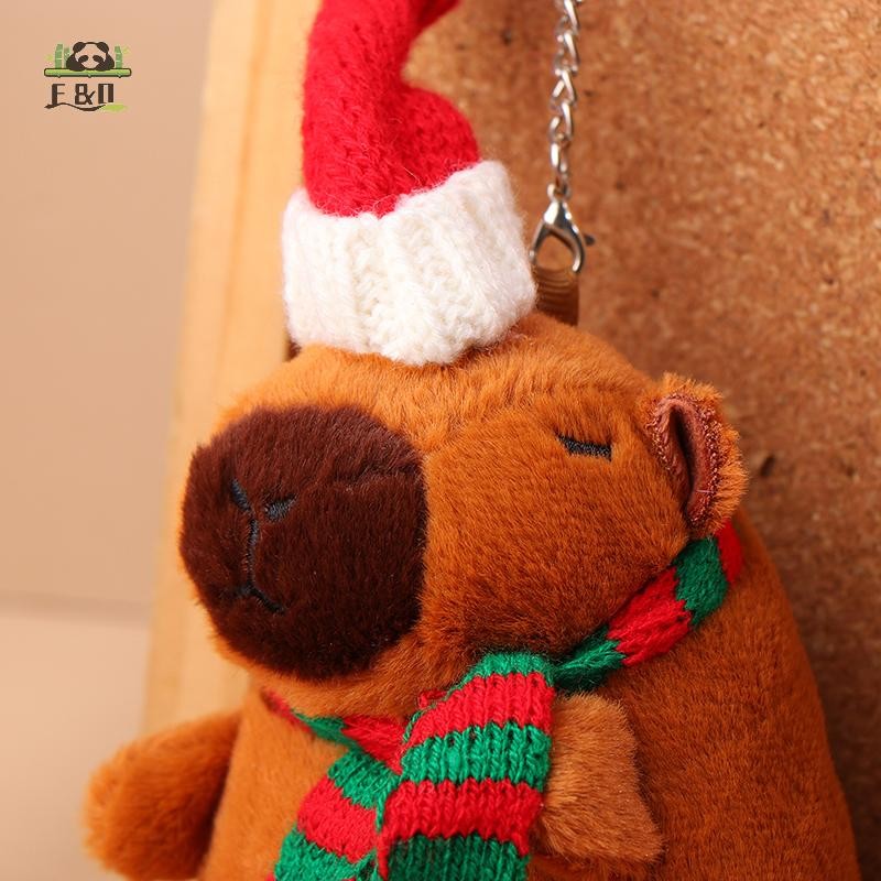 [SHNZDD] Hoạt Hình Dễ Thương Capybara Mặt Dây Chuyền Sang Trọng Túi Búp Bê Đồ Trang Trí Búp Bê Để Bàn Xe Mặt Dây Chuyền EMKK