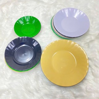 [Giá Xưởng] Đĩa nhựa sâu lòng, đĩa quán nhậu, đĩa nhựa melamine sâu lòng dày dặn loại 1