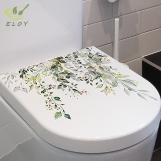 [ELOY] Cây Xanh Lá Dán Tường Phòng Tắm Trang Trí Nhà Vệ Sinh Tủ Phòng Khách Trang Trí Nhà Đề Can Làm Đẹp Tự Dính Bức Tranh Tường VN
