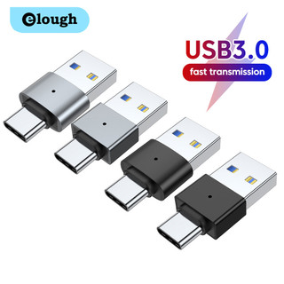 Đầu nối chuyển đổi dữ liệu Elough USB3.0 Male sang USB C Male với đèn LED