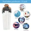 ESSENCEH 12 Chiếc Vẽ Tay Màu Nước, Bộ Bàn Chải Màu Nước Nylon Nghệ Thuật Dành Cho Người Mới Bắt Đầu, Tóc Mềm Nhọn Tròn Đầu Phẳng Nghệ Sĩ Bàn Chải Phẳng Quà Tặng