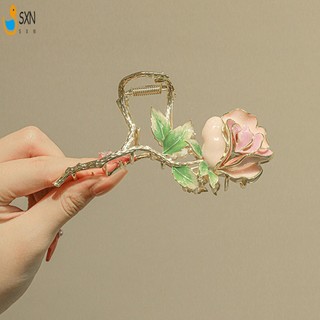 Hoa Hồng Vuốt Tóc Kẹp Hoa Thanh Lịch Vuốt Tóc Barrettes Cho Nữ Và Bé Gái Phụ Kiện Tóc