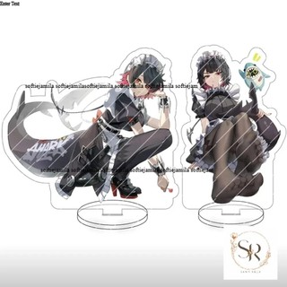 New Hot Game Zenless Zone Zero Keychains Cosplay Desk Decor Toy Single sided Acrylic Figure Ellen Joe Collection Gift