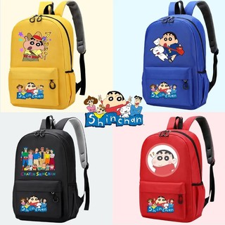 Ba lô Crayon Shin-chan ba lô in hình hoạt hình ba lô học sinh dung tích lớn ba lô đơn giản
