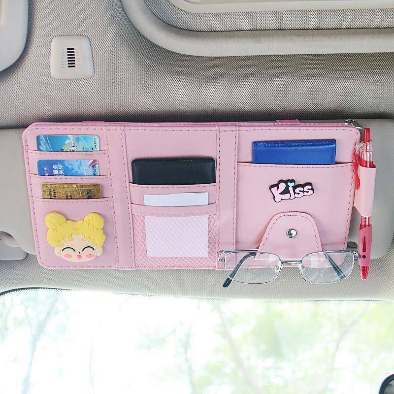 【Ready Stock】 Automotive Sun Louver Storage Multifunctional Document ...
