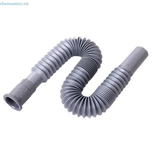 Charmantcc1 88CM Ống Nhựa Có Thể Thu Vào Khử Mùi Chậu Rửa Bồn Rửa Nhà Bếp Giặt Bể Bơi Downpipe Chống Ăn Mòn Thoát D