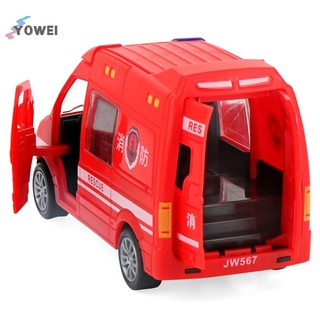 YOWEI Bệnh Viện Cứu Hộ Xe Cứu Hộ Xe Ô Tô Kim Loại Mô Hình Kéo Lại Âm Thanh Và Hợp Kim Ánh Sáng Diecast Đồ Chơi Ô Tô Cho Trẻ Em Bé Trai Quà Tặng VN