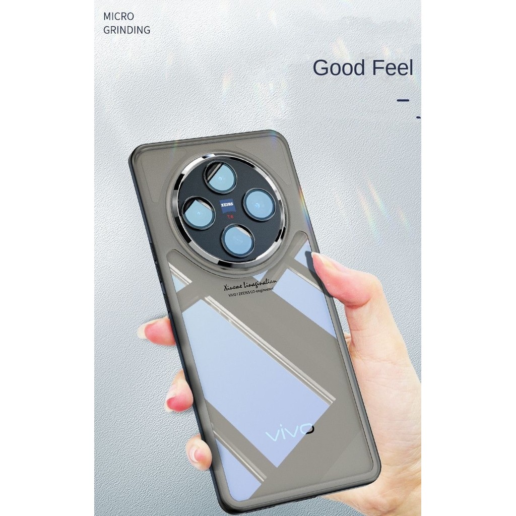 Dành Cho VVIVO X200 Pro Ốp Lưng TPU Mềm Trong Suốt Bảo Vệ Ống Kính Ốp lưng VIVO X200 X100S Pro Mini X100Ultra Shell