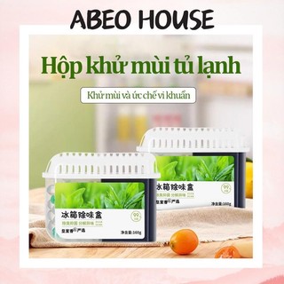 HỘP KHỬ MÙI TỦ LẠNH MÙI HƯƠNG TỰ NHIÊN tránh ám mùi hôi của thức ăn, thịt, trái cây nặng mùi dùng được cho các loại tủ.
