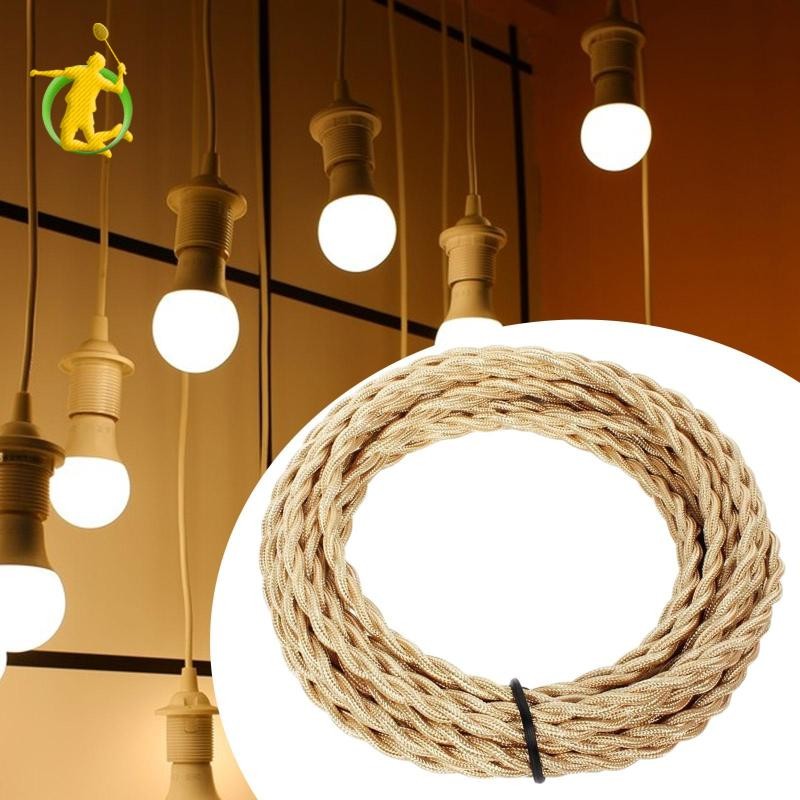 Dây đèn dây chuyền, Cáp đèn, Vintage, DIY, Dây đèn chiếu sáng 5M cho phòng ngủ trang trại công nghiệp