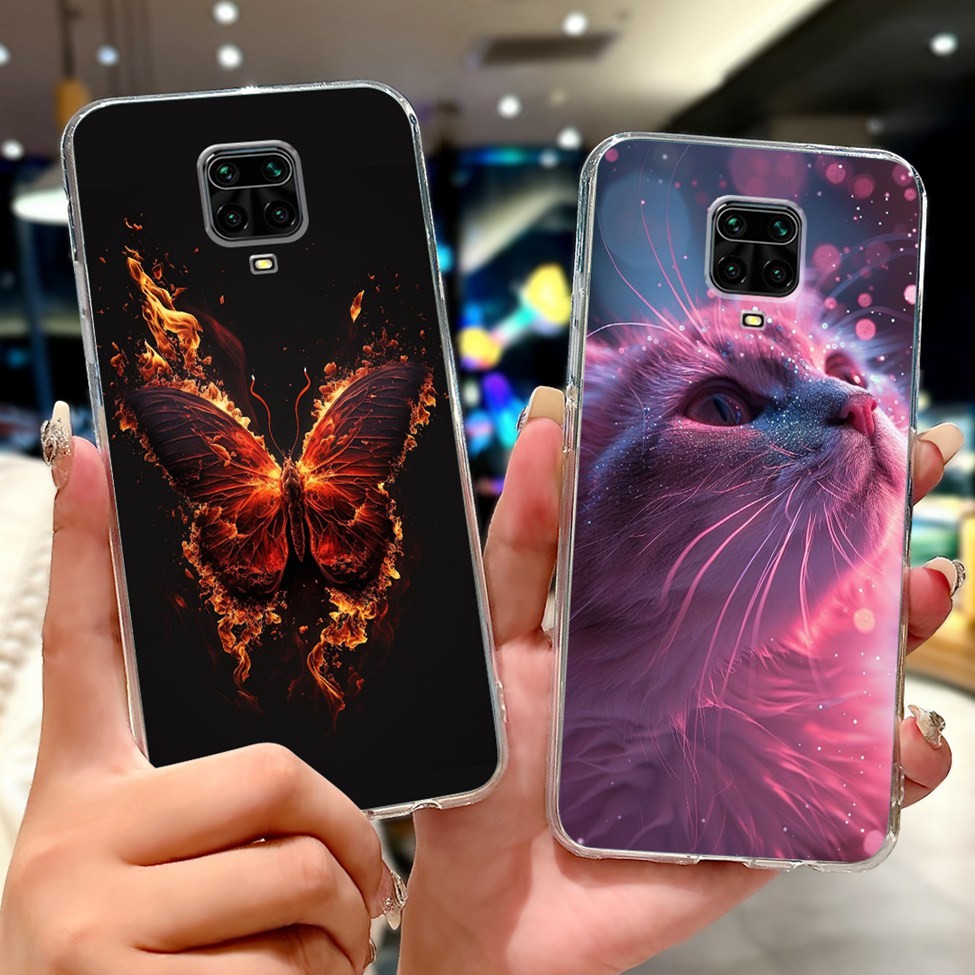 Dành Cho Redmi 10X 4G 5G Ốp Lưng Điện Thoại Thẩm Mỹ Cho Redmi 10X Pro 5G Ốp Lưng Thoáng Mát Bé Trai Bé Gái Thời Trang Bướm