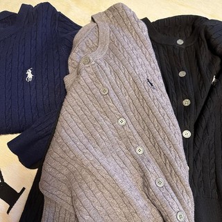 Phong Cách Hàn Quốc Nữ Thời Trang Ins Dệt Kim Ôm Cổ Chữ O Cardigan Áo Len Dài Tay