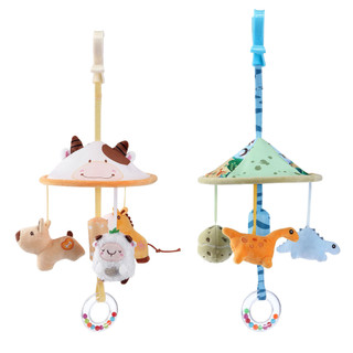 Đồ Chơi Treo Xe Đẩy Cho Bé - Chuông Gió & Rung BB Hình Thú Cho Trẻ Sơ Sinh 0-1 Tuổi