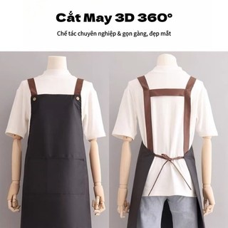 Nhà Bếp Tạp Dề Chống Nước Và Chống Thấm Dầu Dành Cho Nam Nữ Có Túi Lớn Tạp Dề Nấu Ăn Nhà Bếp