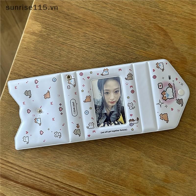 SSVN 3 Inch 40 Khe Cắm Thẻ Ảnh Đựng Thẻ Kpop Chất Kết Dính Thần Tượng Bưu Thiếp Lomo Card Album Ảnh Bộ Sưu Tập Thẻ Chất Kết Dính Photocards.