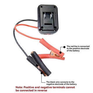 Igniter Jump cho bộ chuyển đổi cáp tăng cường pin Lithium Bộ nguồn khẩn cấp Bộ chuyển đổi DIY với kẹp