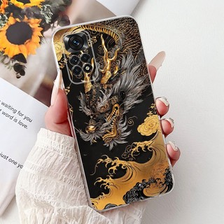Dành Cho Xiaomi Redmi Note 11 11s Note11 Pro 4G 5G Mới Cool Dragon Vỏ Điện Thoại TPU Silicon Mềm