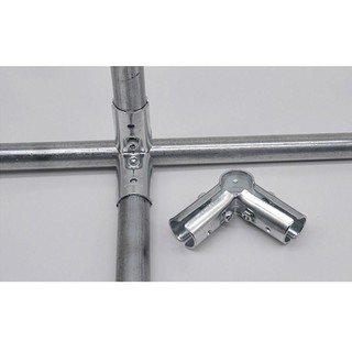 FEIYING 1 Cái Khớp Ống, Đầu nối ống mạ kẽm bằng thép Carbon 20 / 25 / 32mm, Phần cứng nội thất kẹp cố định tròn