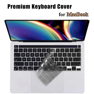 Bìa bàn phím siêu mỏng tương thích với MacBook Pro 13 inch 2023, M2 M1 2022-2020 A2338 A2289 A2251 & Pro 16 inch A2141 2019