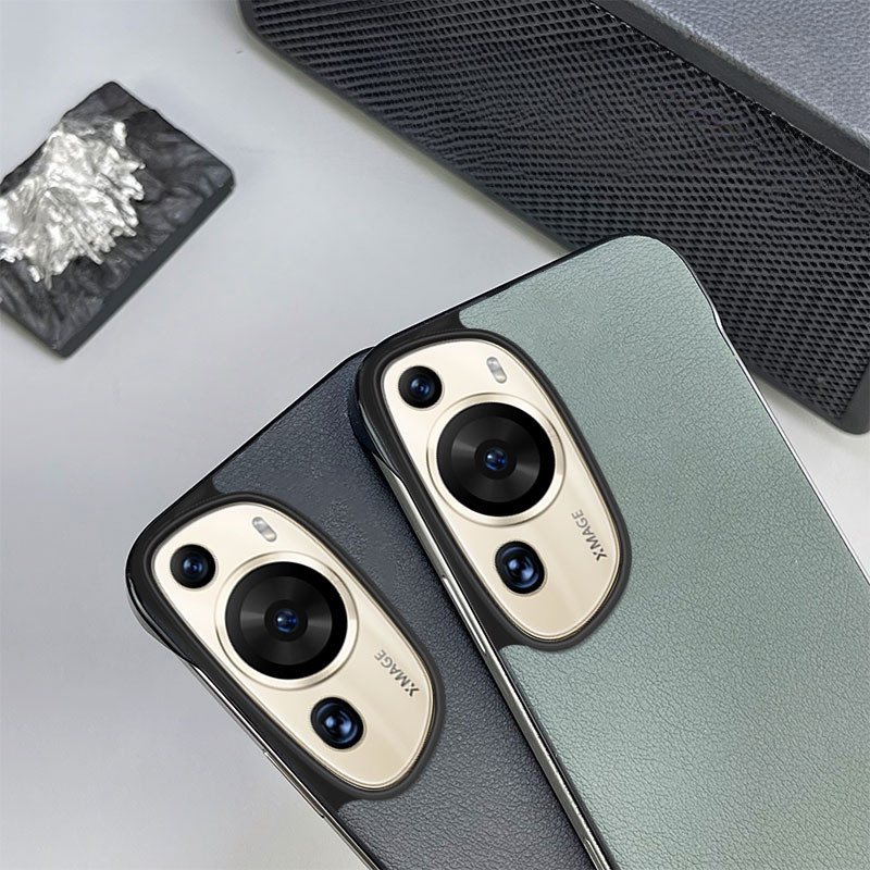 Ốp điện thoại Mỏng Họa Tiết Da Không Khung Cho Huawei P60 Nghệ Thuật Mỏng Đơn Giản Chống Sốc Ốp điện thoại Mờ Funda Capa