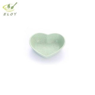 [ELOY] Chén (bát) Chấm Hình Trái Tim Đựng Gia Vị Nước Chấm Làm Từ Lúa Mạch VN
