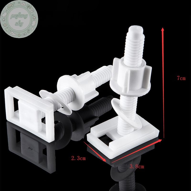 PUSKY Nắp Bồn Cầu Bản Lề Bu Lông Sửa Chữa Phụ Kiện Vít Vòng Đệm Bộ Đa Năng Thay Thế Nắp Bồn Cầu Bộ Ốc Vít VN