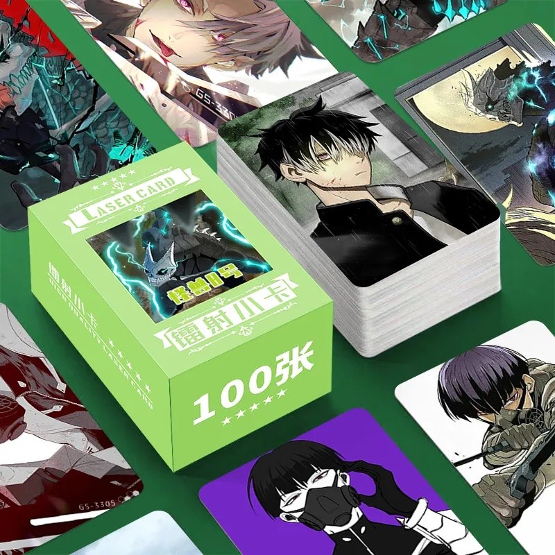 Kaiju No. 8 Thẻ LOMO ba chiều – Bộ 100 Thẻ Ảnh Mini Không Phản Hồi (Sưu Tập Anime)