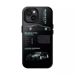 Ốp điện thoại dùng cho iPhone BUGATTI Ốp điện thoại dùng cho iPhone16promax Ốp bảo vệ 11 cá tính xs chống rơi 12 2 trong 1 mẫu 15/14 5WBV
