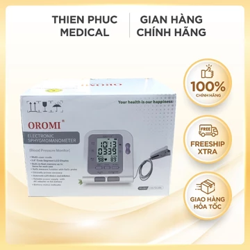 Máy Đo Huyết Áp Điện Tử Bắp Tay OROMI CONTEC08C - Tích Hợp Đo SPO2, Cao Cấp, Chính Xác