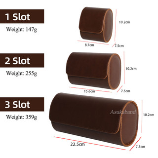 Hộp đựng du lịch cuộn đồng hồ - 3 hộp đựng và sắp xếp đồng hồ-Bảo quản an toàn với gối có thể tháo rời sáng tạo & sắp xếp đồng hồ rắn