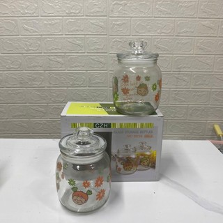 [Giá Xưởng] Set 2 Hũ Thủy Tinh 500ml NO 9036 – Trong Suốt Cao Cấp, Đựng Gia Vị, Ngũ Cốc, Mứt