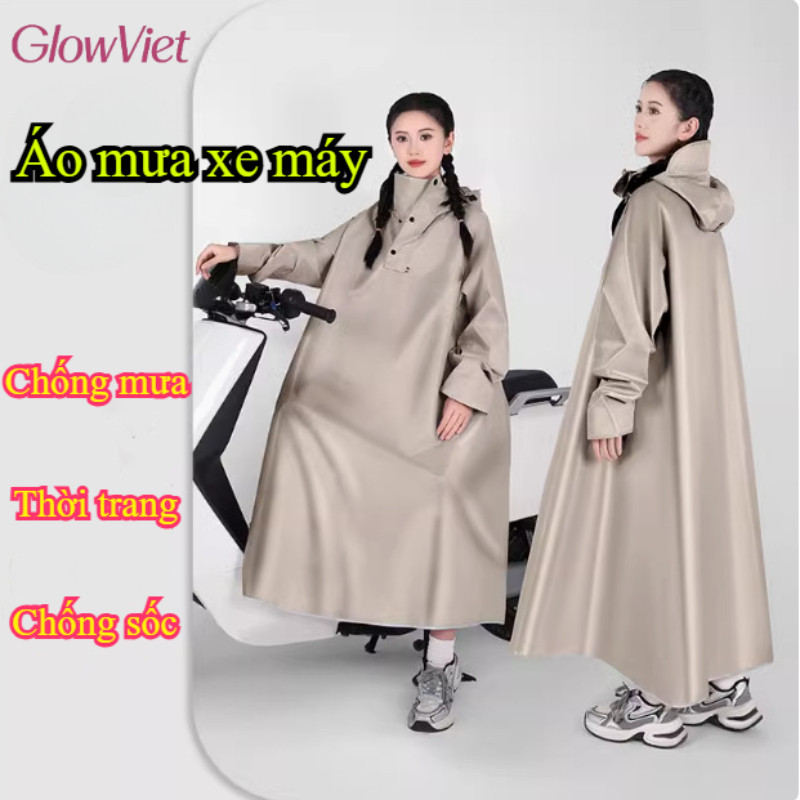 Áo mưa xe máy,Chống thấm,Thiết Kế Bít Kín Toàn Thân,khi đi xe máy không hề có cảm giác ràng buộc