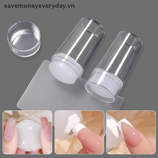 [savemoneyeveryday] 1 Bộ Dụng Cụ Làm Móng Tay Trong Suốt Silicon Dập Stamper Scraper Tấm Hình Ảnh Dụng Cụ In Móng Tay Tự Làm Với Con Dấu In Dụng Cụ Làm Móng Tay [vn]