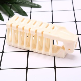 [Mới] Bàn chải tóc gấp bằng nhựa cỡ túi du lịch tiện lợi.