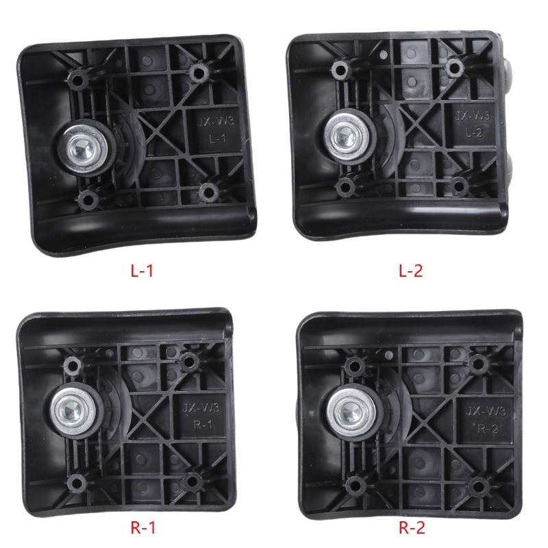 YOI Vali Bánh Xe Bộ Thay Thế Hộp Hành Lý Bánh Xe Vòng Bi Con Lăn Phần Cứng Bộ Sửa Chữa Xe Đẩy Hàng Đôi Caster 4p