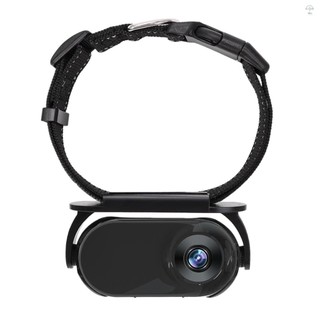 Hilivn) Vòng cổ máy ảnh cho mèo với thẻ nhớ 8GB Cam thể thao nhỏ không dây có ghi Video Camera thân trong suốt cao 1080P cho thú cưng trong nhà / ngoài trời