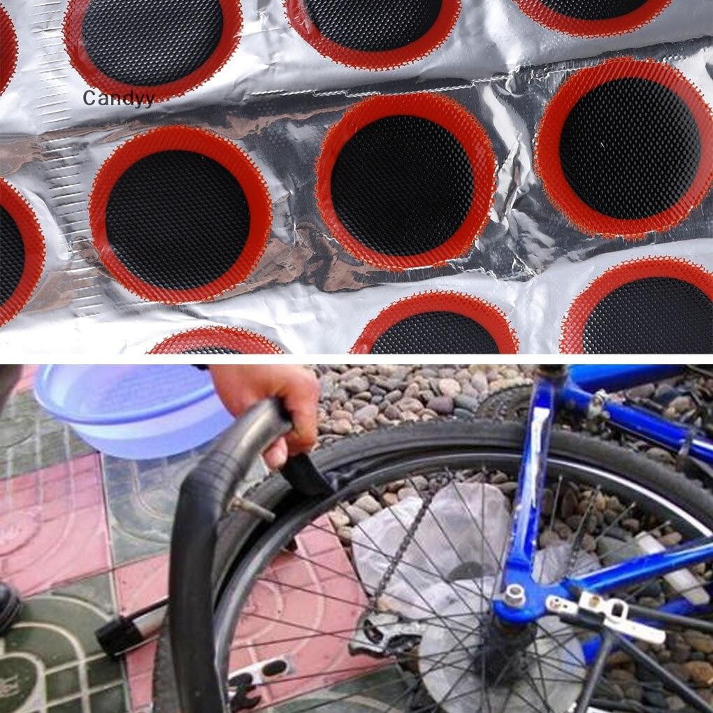 Ndy 48 Miếng Dán Lốp Cao Su Xe Đạp Lốp Sửa Chữa Miếng Lót Di Động Lốp Bên Trong Ống Lót N